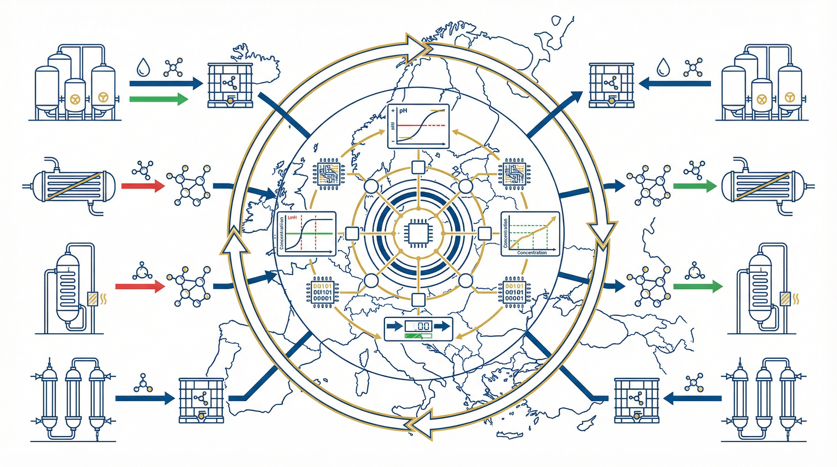 Prozesswasser Kreislauf Europa